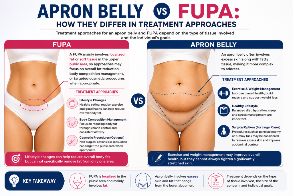 Apron Belly vs FUPA How They Differ in Treatment Approaches