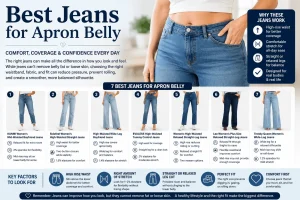 Best Jeans for Apron Belly