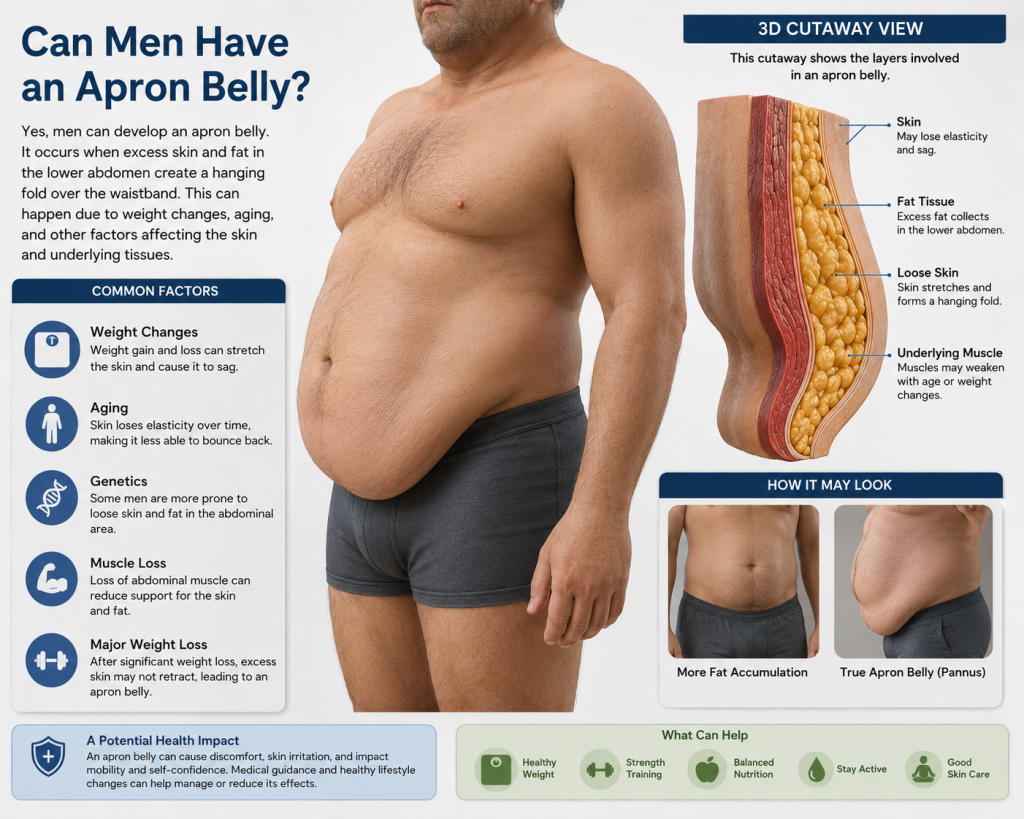 Can Men Have an Apron Belly