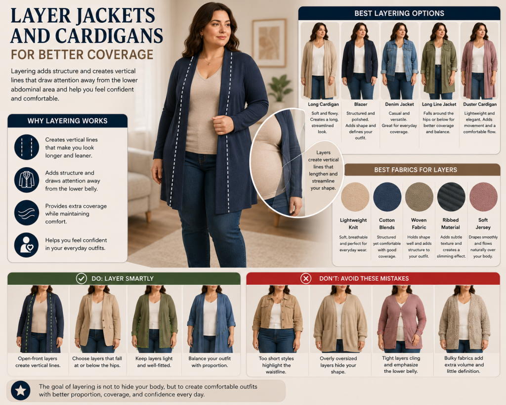 Layer Jackets and Cardigans for Better Coverage