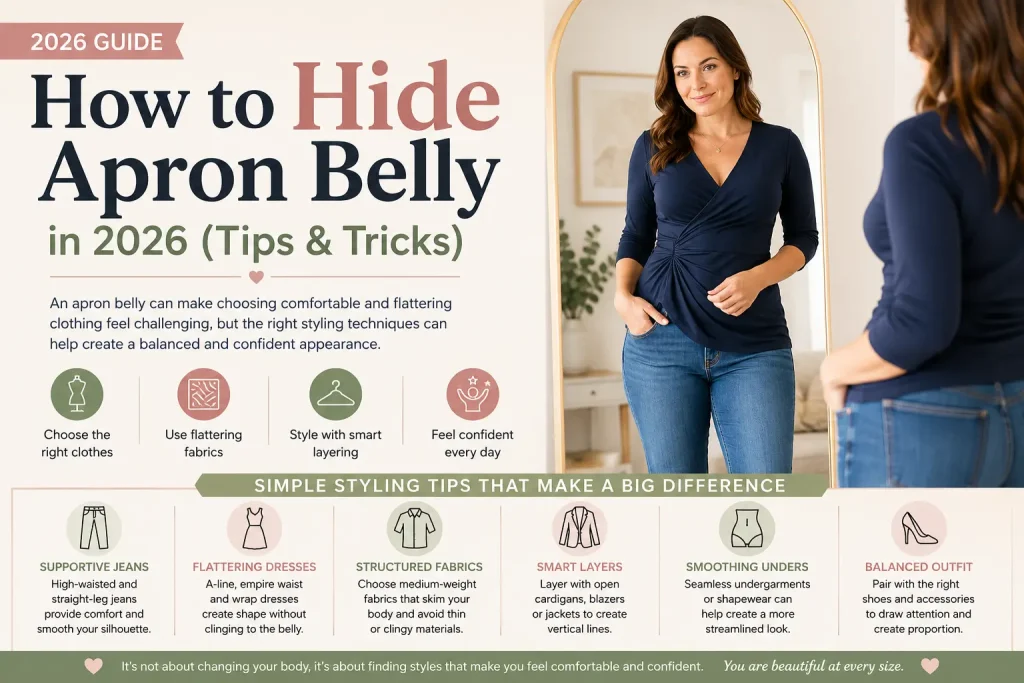 how to hide apron belly